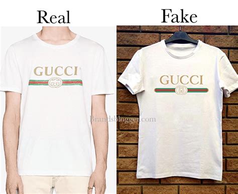 fake gucci logo t shirt|authentic gucci clothing tags.